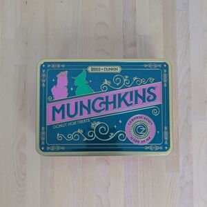 Wicked For Good X Dunkin 2025 Exclusive Pink & Green Munchkin Tin Box
